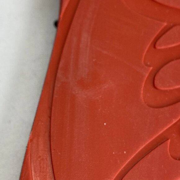 Christian Louboutin Men’s Loubi Red Spiked Flip Flops – Size 7 – Flip Flops - Picture 3 of 10